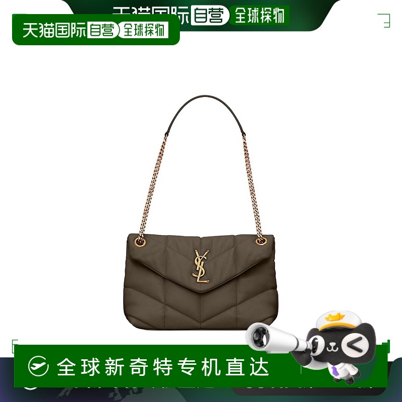 【99新未使用】欧洲直邮YSL/圣罗兰24新款 PUFFER系列女士小号浅