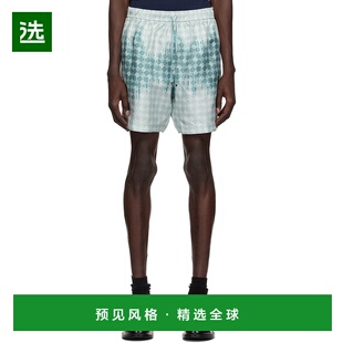 1h可退 香港直邮AMIRI 男士 蓝色 MA Quad Bleached 短裤 AMSHCA1