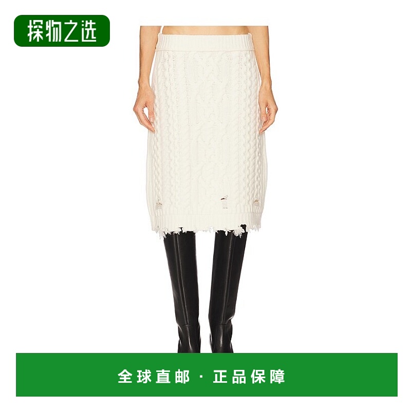 香港直邮Simkhai 女士 Brioni 半身裙 5253052K beige米色 舒适时