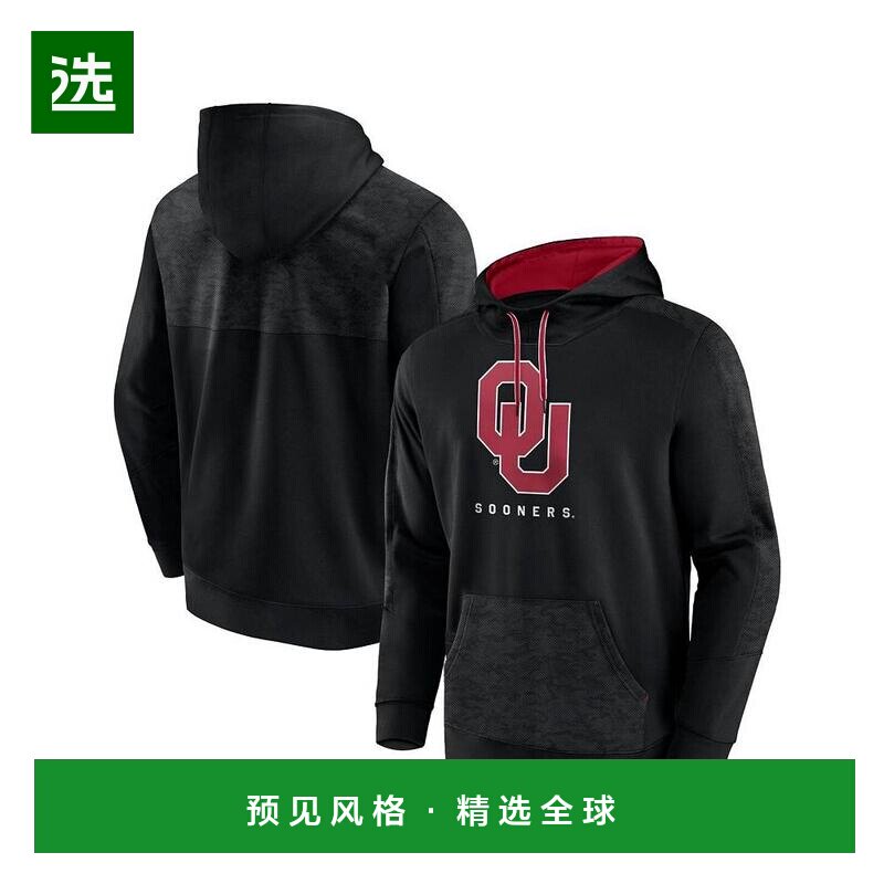 1h可退 【美国直邮】Fanatics 男士黑色俄克拉荷马州迅猛龙卫衣