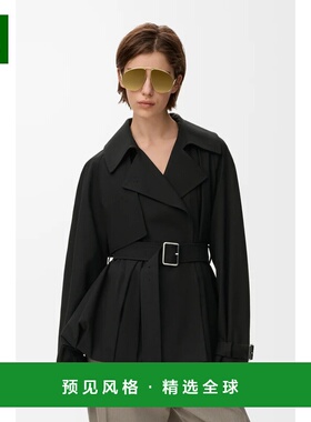 1h可退 香港直邮LOEWE 罗意威 女士 黑色夹克 S540Y02XCE风衣