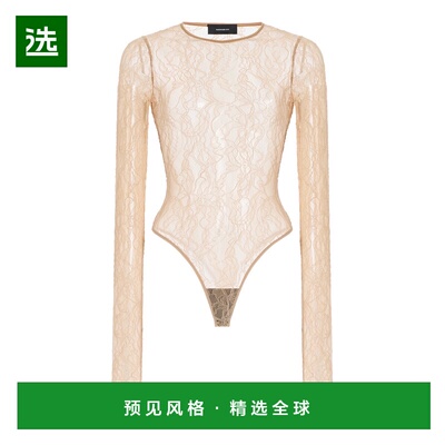 1h可退 香港直邮wardrobenyc 女士 蕾丝连体衣 brown棕色 舒适时