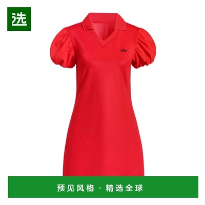 香港直邮ADIDAS ORIGINALS 女士连衣裙 KE3438 SS2026 红色 泡泡