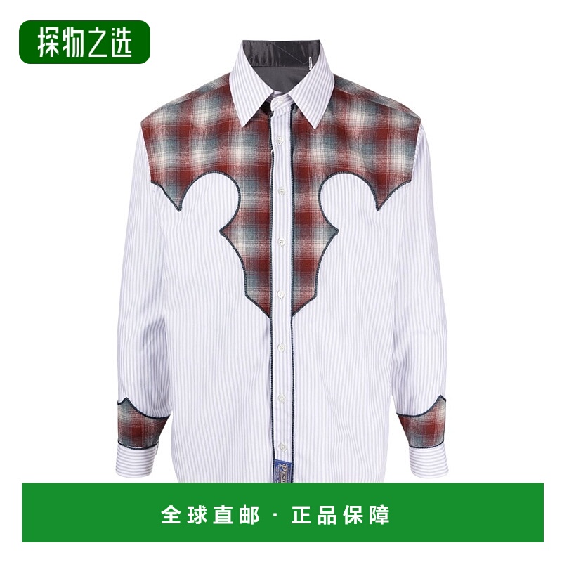 香港直邮Maison Margiela Pendleton 条纹衬衫 S67DT0008S78214