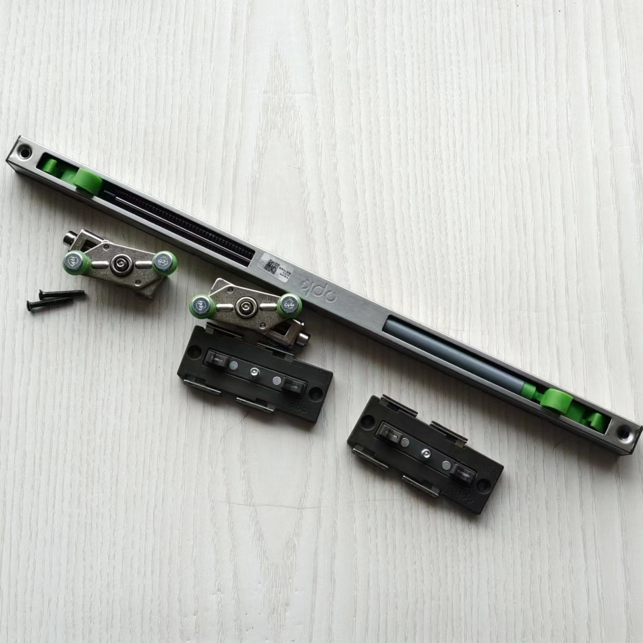 9QXC玻璃推拉门缓冲器阻尼器16极窄双向缓冲厨房阳台极简推拉门超
