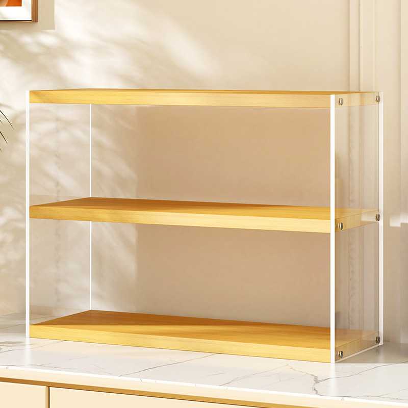 桌面置物架亚克力杯架轻奢2023新款水杯架多层透明茶杯茶具收纳架