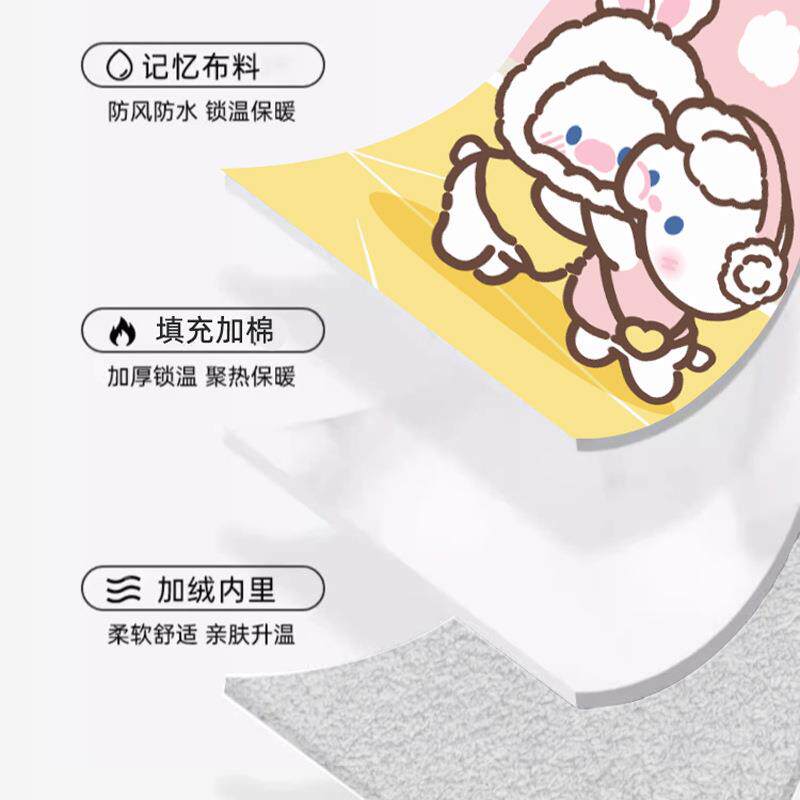 新款电动车季手套冬保防暖托水摩自行车加厚防冬季电动风寒加棉骑