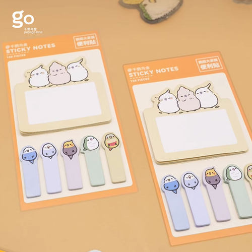 千鹦鸟舍原创鹦鹉周边便利贴