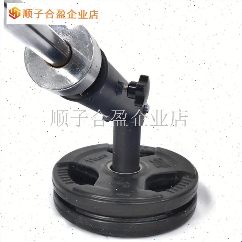 家用健身杠铃炮筒架o杆地雷铃划船门后固定器核心背部爆发力量训.