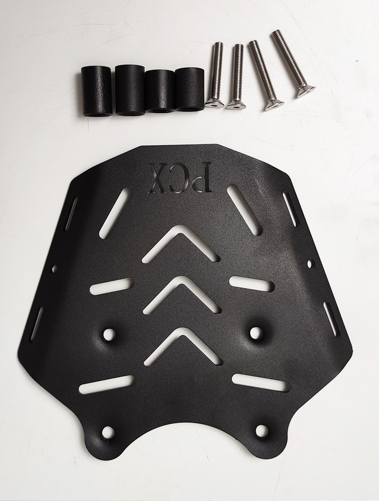 适用本田PCX160 PCX150 PCX125改装后货架不锈钢后尾箱支架尾翼架