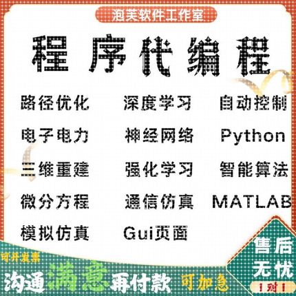 python代码编程序matlab帮做仿真复现优化算法模型调试答疑创新点