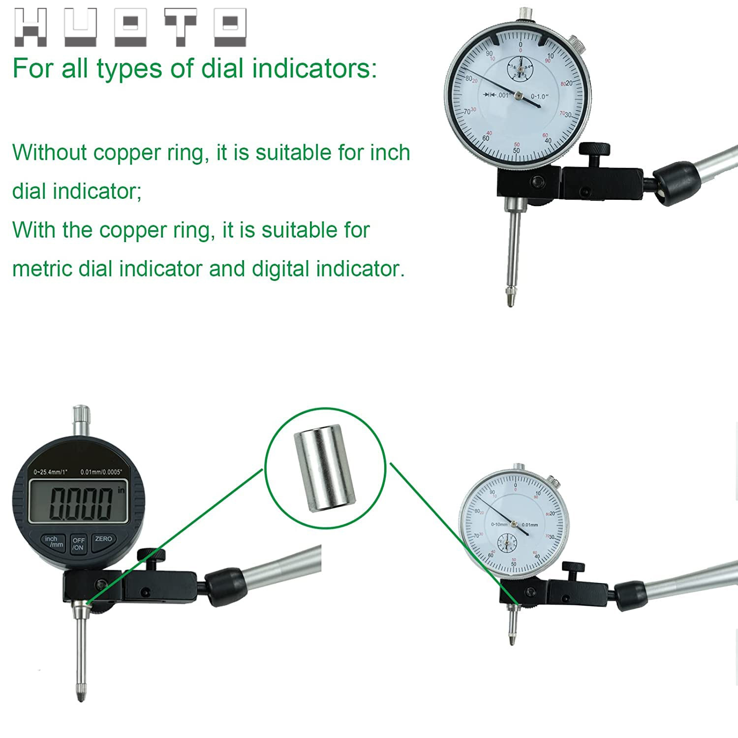 百分表磁性表座大万向表座强力校表支架万向表座强力磁力杠杆表座