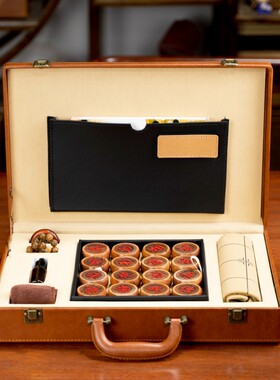 珍珑石中国象棋红木实木高档礼盒