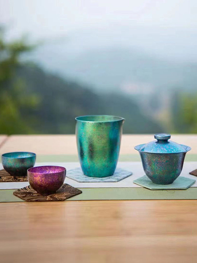 厚岸旅行茶具纯钛材质