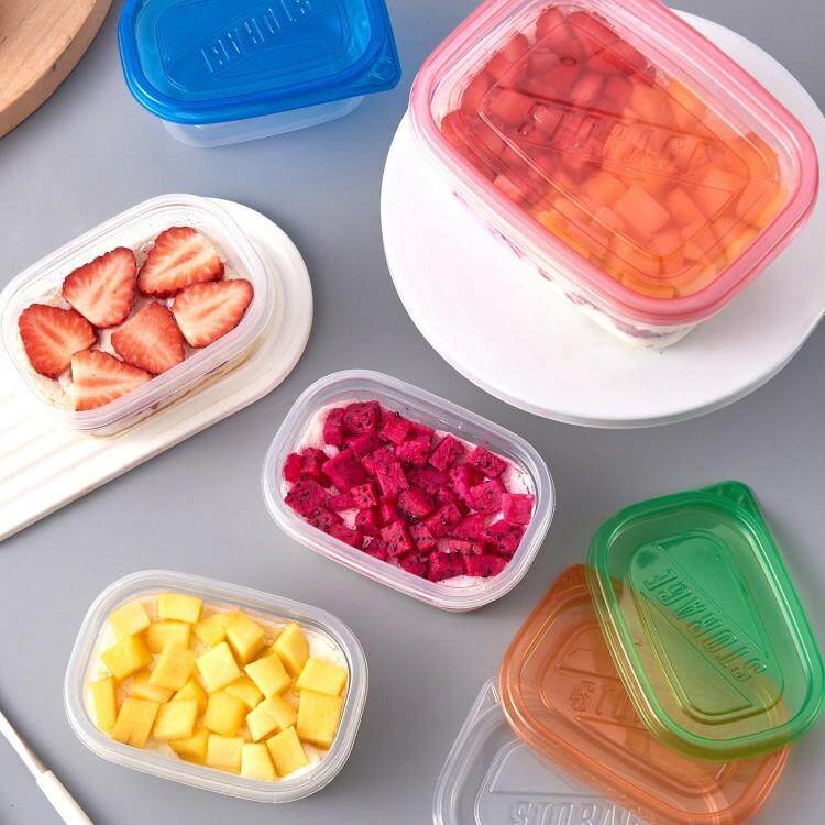 280ml/709ml一次性打包快餐千层盒子保鲜水果 蛋糕豆乳盒子包装盒