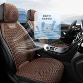 亚麻新款 通用棉麻布艺透气半包马鞍垫五座通用座椅套 汽车坐垫四季