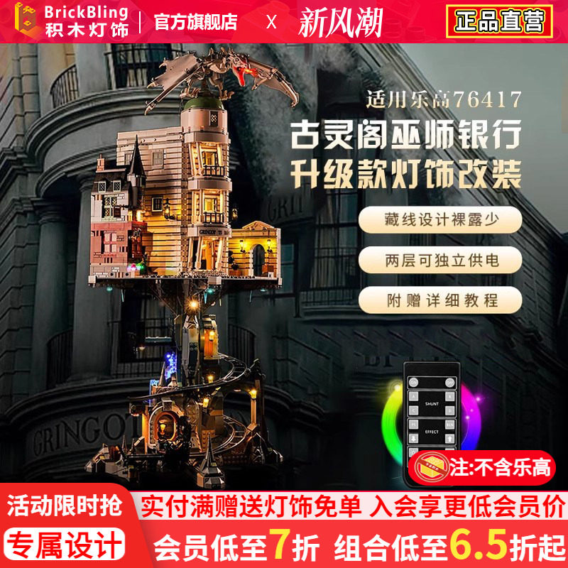 适用于古灵阁76417灯展示盒图片