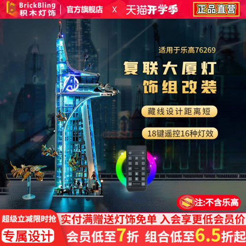 适用于乐高复联大厦76269展示盒