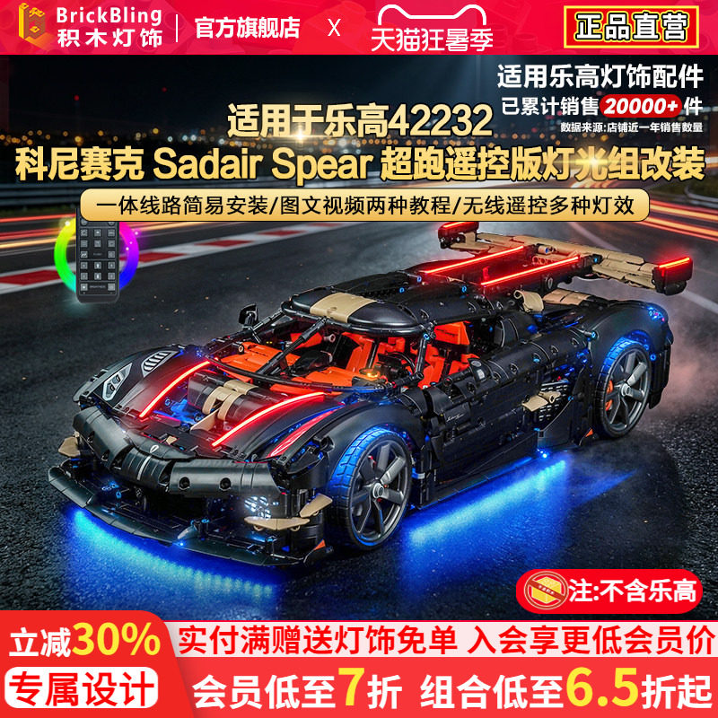 42232科尼赛克超跑赛车灯饰