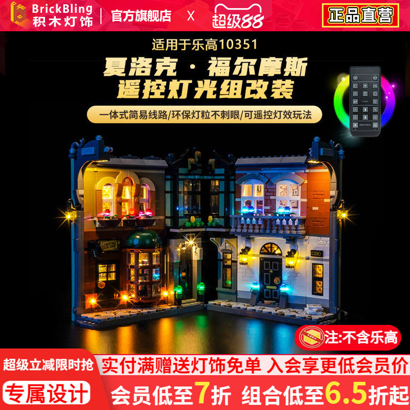 适用于夏洛克·福尔摩斯灯饰改装图片