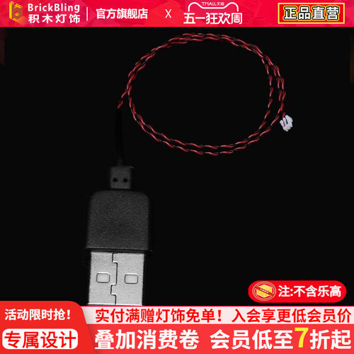 BrickBlingUSB供电接口适用
