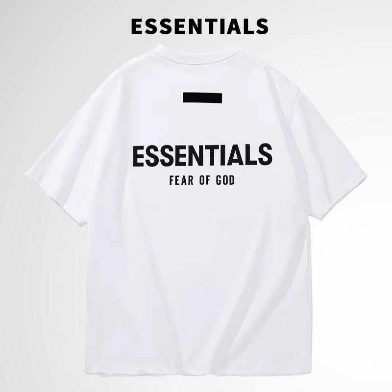 潮牌短袖ESSENTIALS潮流宽松男女