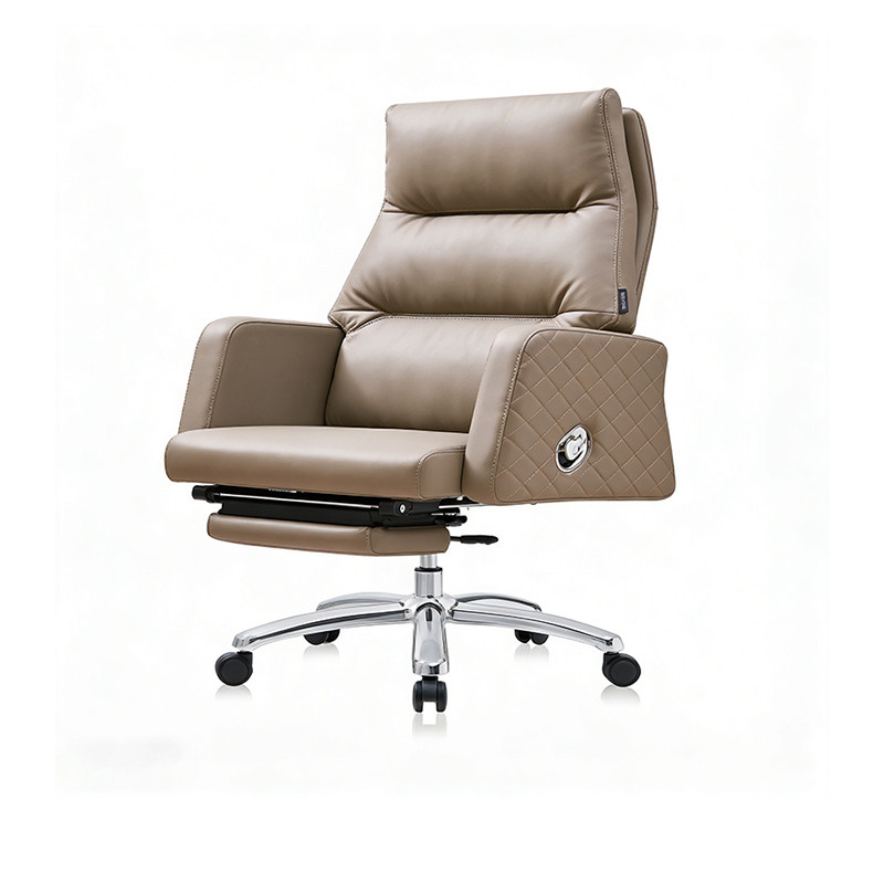 轻奢电脑椅真皮座椅转椅家用办公舒适卧室书房学习书桌椅子可升降