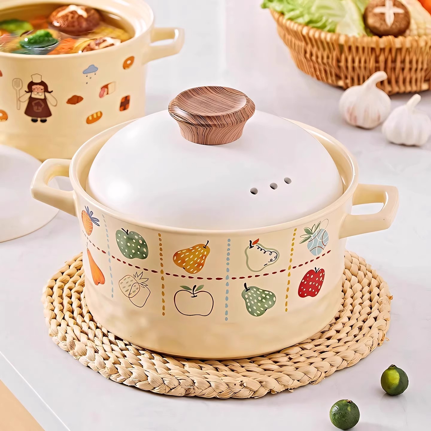 德国陶瓷耐高温家用灶煲汤锅砂锅