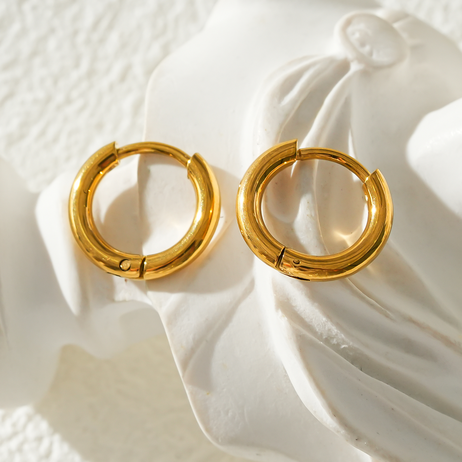 HACKNEY NINE英国伦敦轻奢欧美简约时尚耳环18K镀金气质现代几何