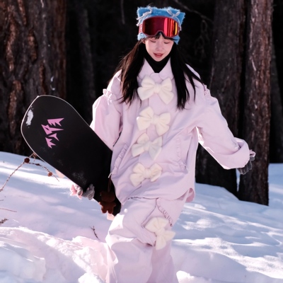可爱滑雪服滑雪衣保暖加棉防水