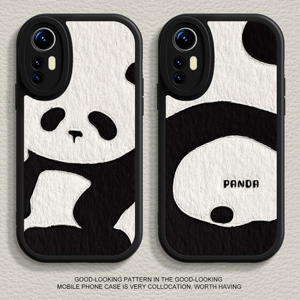 适用小米11ultra手机壳13新款mix4可爱熊猫10s液态civi3硅胶红米note13pro卡通k60软k70男12x女12spro至尊版9