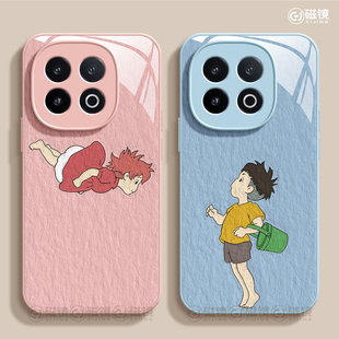 适用iqoo13手机壳女款 5宗介波妞12 iqoo11s保护套硅胶10pro全包防摔vivo爱酷9玻璃neo8pro硬外壳卡通7se竞速版