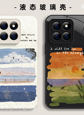 适用小米17手机壳红米note14pro新款k70/60落日海边13ultra玻璃2civi3硅胶12创意40硬k80/50男15女spro至尊版