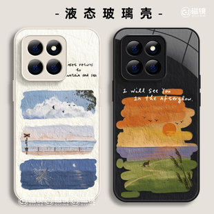 适用小米17手机壳红米note14pro新款k70/60落日海边13ultra玻璃2civi3硅胶12创意40硬k80/50男15女spro至尊版