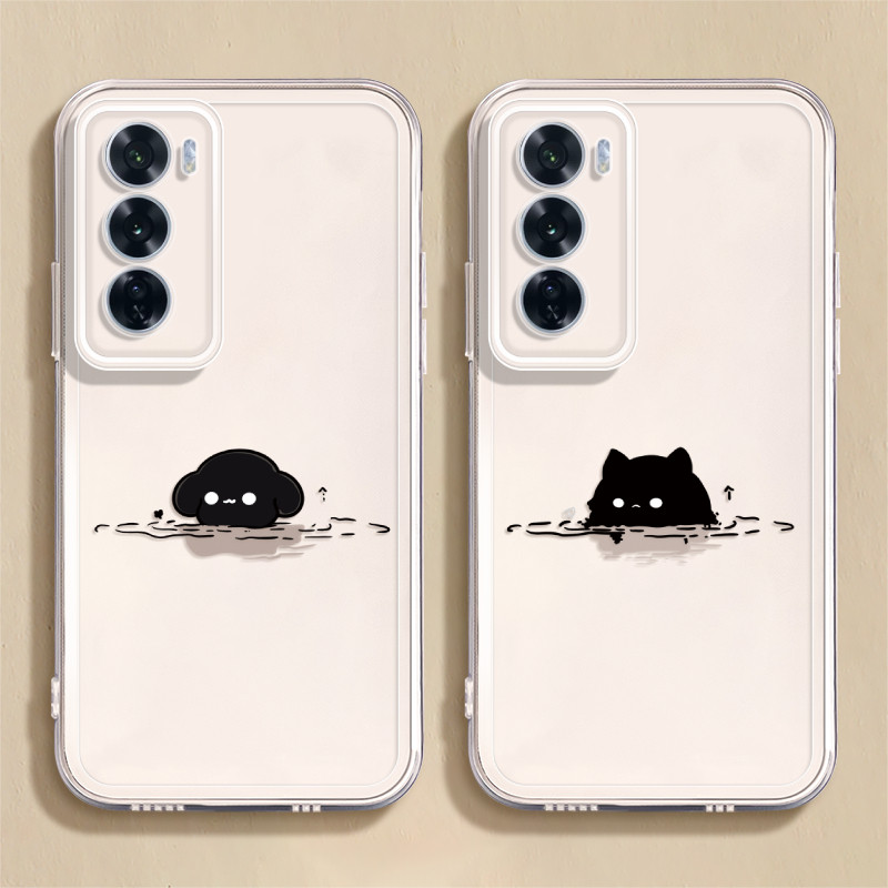 适用vivoiqooz9手机壳k11新款X200pro潜水狗狗opporeno12透明findx8硅胶一加ace卡通neo9软12男s19女70保护套