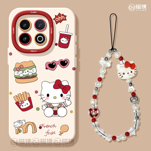 适用iqoo13手机壳女款 5凯蒂猫咪12 iqoo11s保护套硅胶10pro全包防摔vivo爱酷9天使眼neo8pro软外可爱7se竞速版