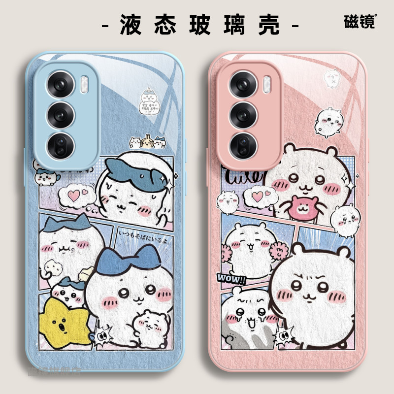 适用OPPOk12手机壳一1加13新款reno13pro小八吉伊findx8玻璃真我硅胶GT7/6情侣ACE5硬K10男A1女a57/a32保护套