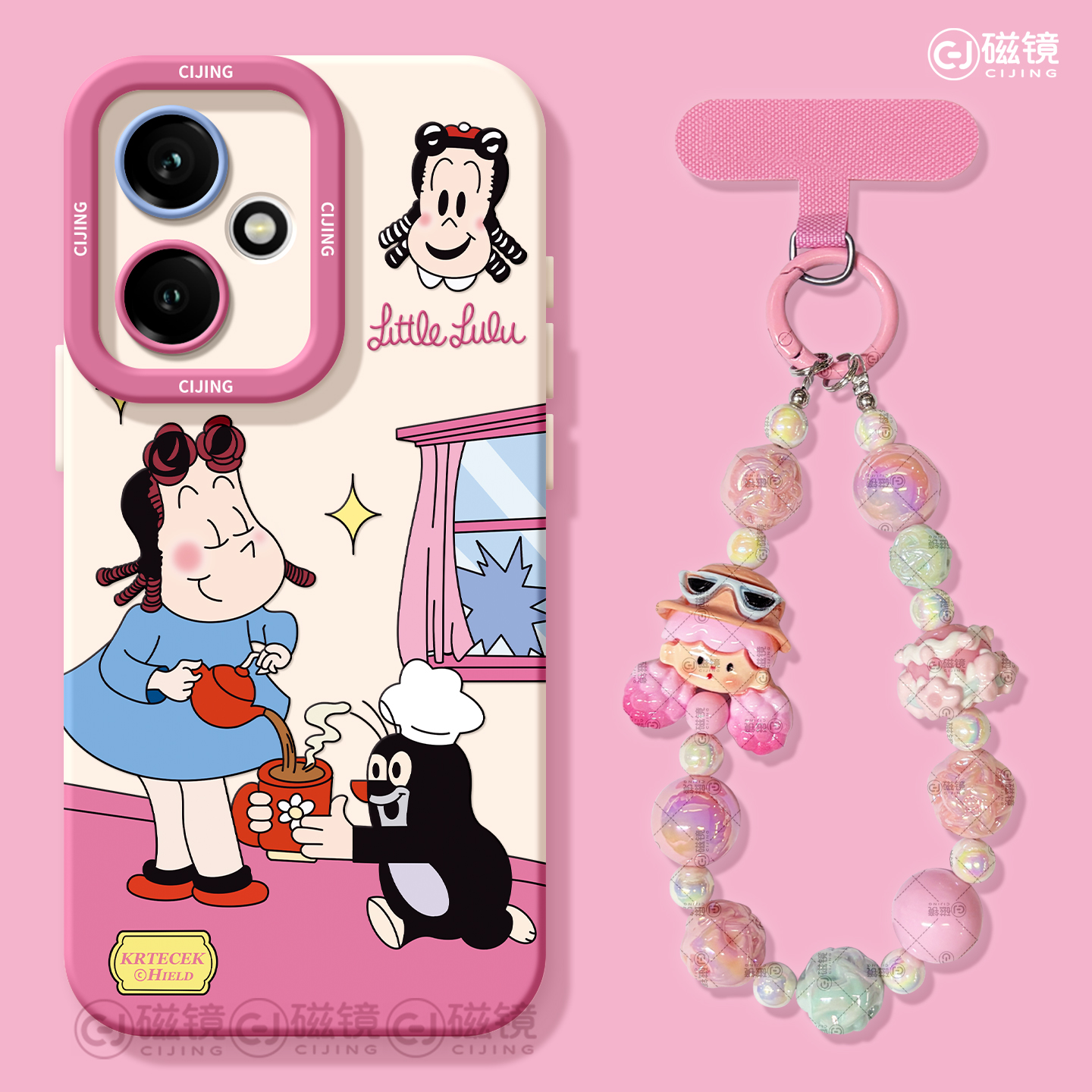 防摔卡通,可爱硅胶荣耀100手机壳