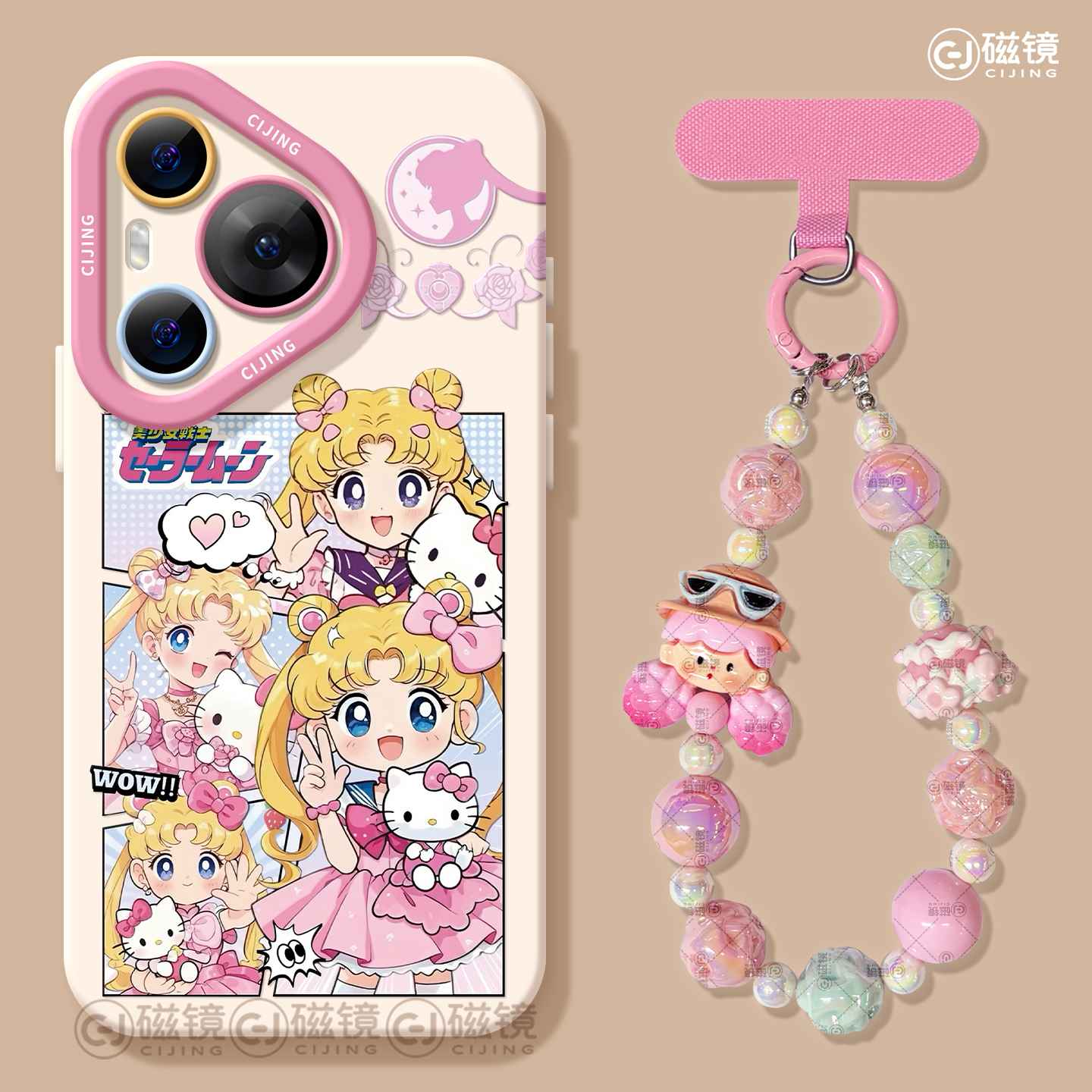 适用华为Pura80手机壳女款p70pro保护套新款ultra硅胶防摔50pro全包p40高级60pro+卡通p80美少女art软外壳