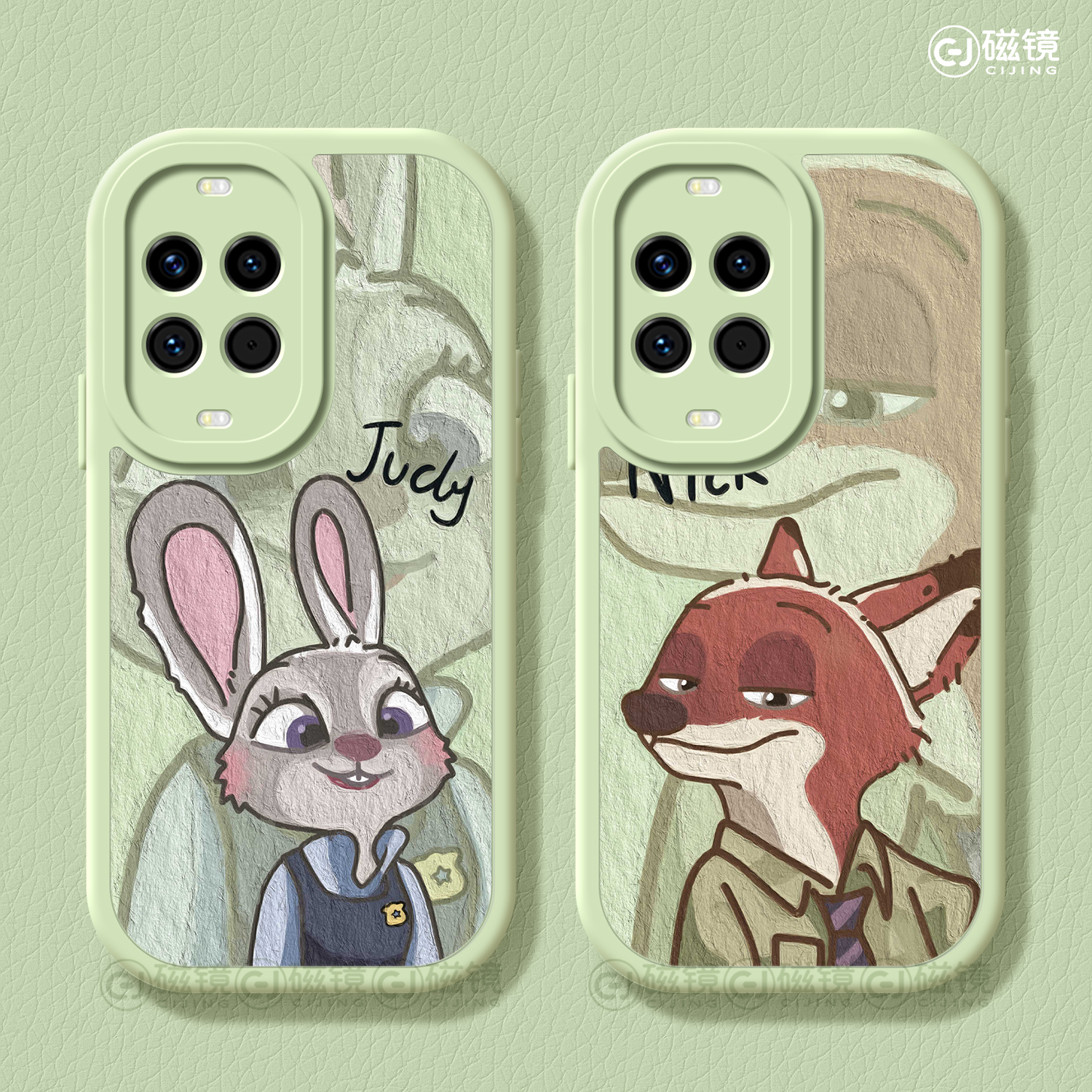 卡通,情侣硅胶华为nova手机壳