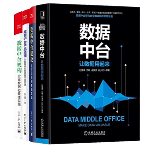 数据中台4本套：数据中台+数据分析之道：用数据思维指导业务实战+数据中台架构+数据决策：企业数据的管理、分析与应用