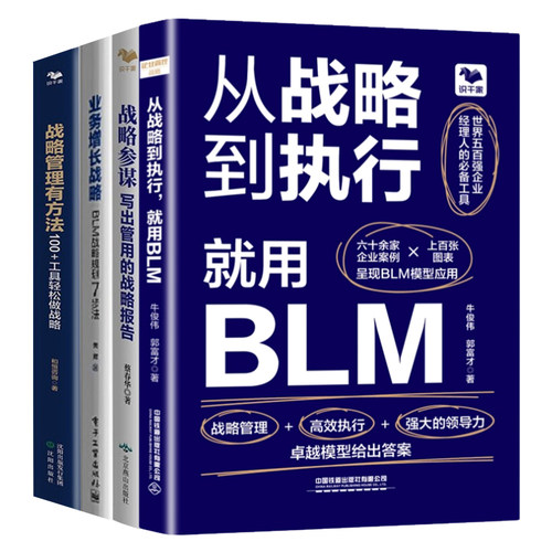 战略制定执行四本套装解码