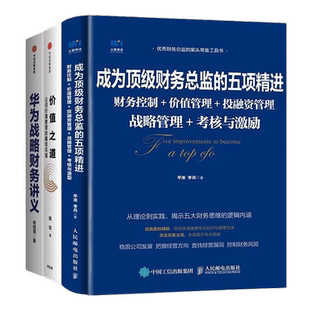 顶级财务总监精进3本套：成为顶级财务总监的五项精进 财务控制 价值管理 投融资管理 战略管理 考核与激励+价值之道