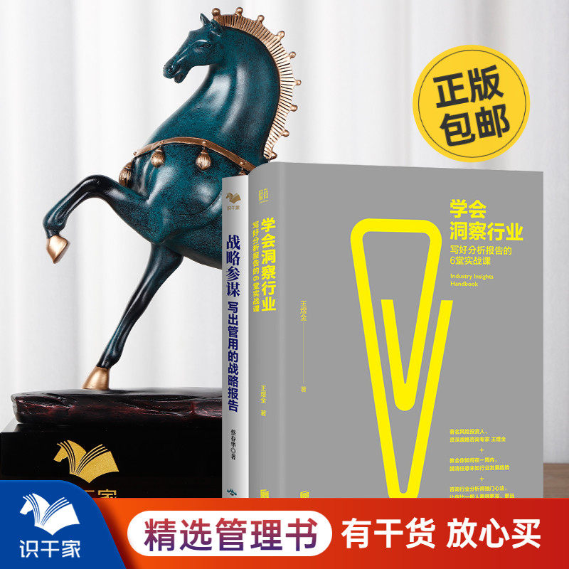 这样写行业报告与战略报告2本套：学会洞察行业，写好分析报告的6堂实战课+战略参谋，写出管用的战略报告 识干家企业管理S
