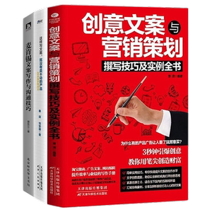 文案创意营销策划撰写技巧两本