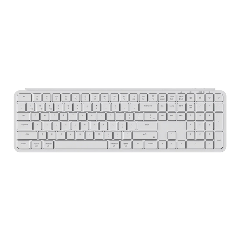 电丸科技keychronB6-Pro109键薄膜键盘三模支持Mac和Windows切换