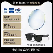 适用于Meta HEADLINER Wayfarer Skyler智能2代眼镜定制近视镜片