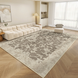 地毯客厅高级感沙发茶几毯2023新款 法式 卧室床边垫家用耐脏地垫子
