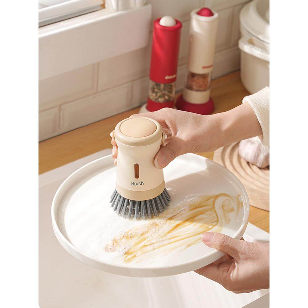 多功能自动加液锅刷神器厨房家用洗碗刷懒推式脱脂清洗锅刷,家庭/个人清洁工具,加液刷,淘宝优惠券,粉丝福利购,淘宝优惠卷