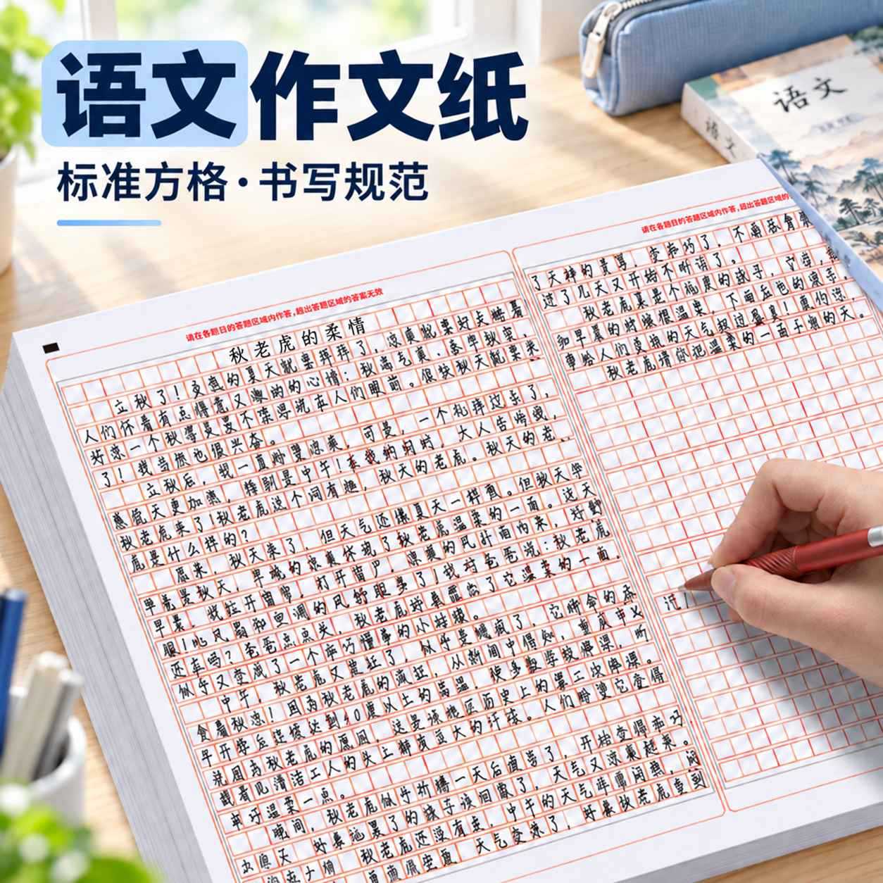新高考语文作文专用纸答
